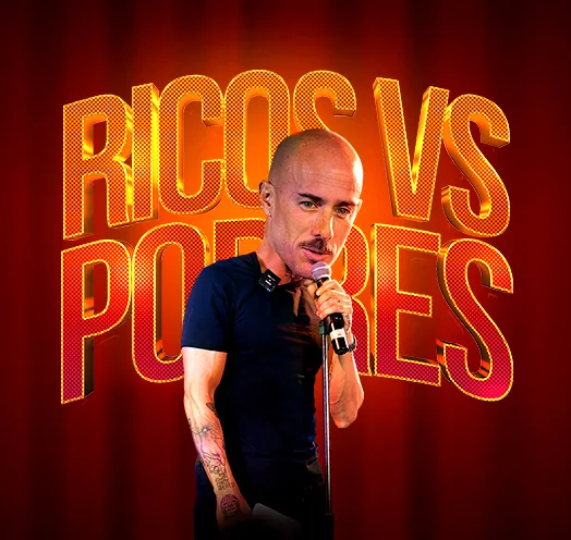 Ricos vs Pobres, identidad del show de standup de Diego Dreyfus
