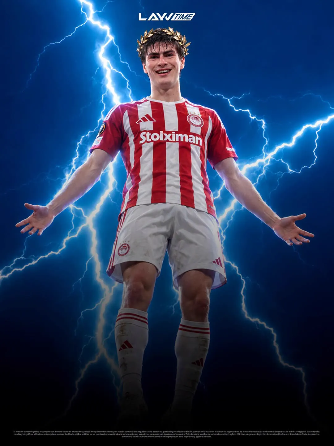 Arte de jugador entre relámpagos, contenido viral para Layvtime