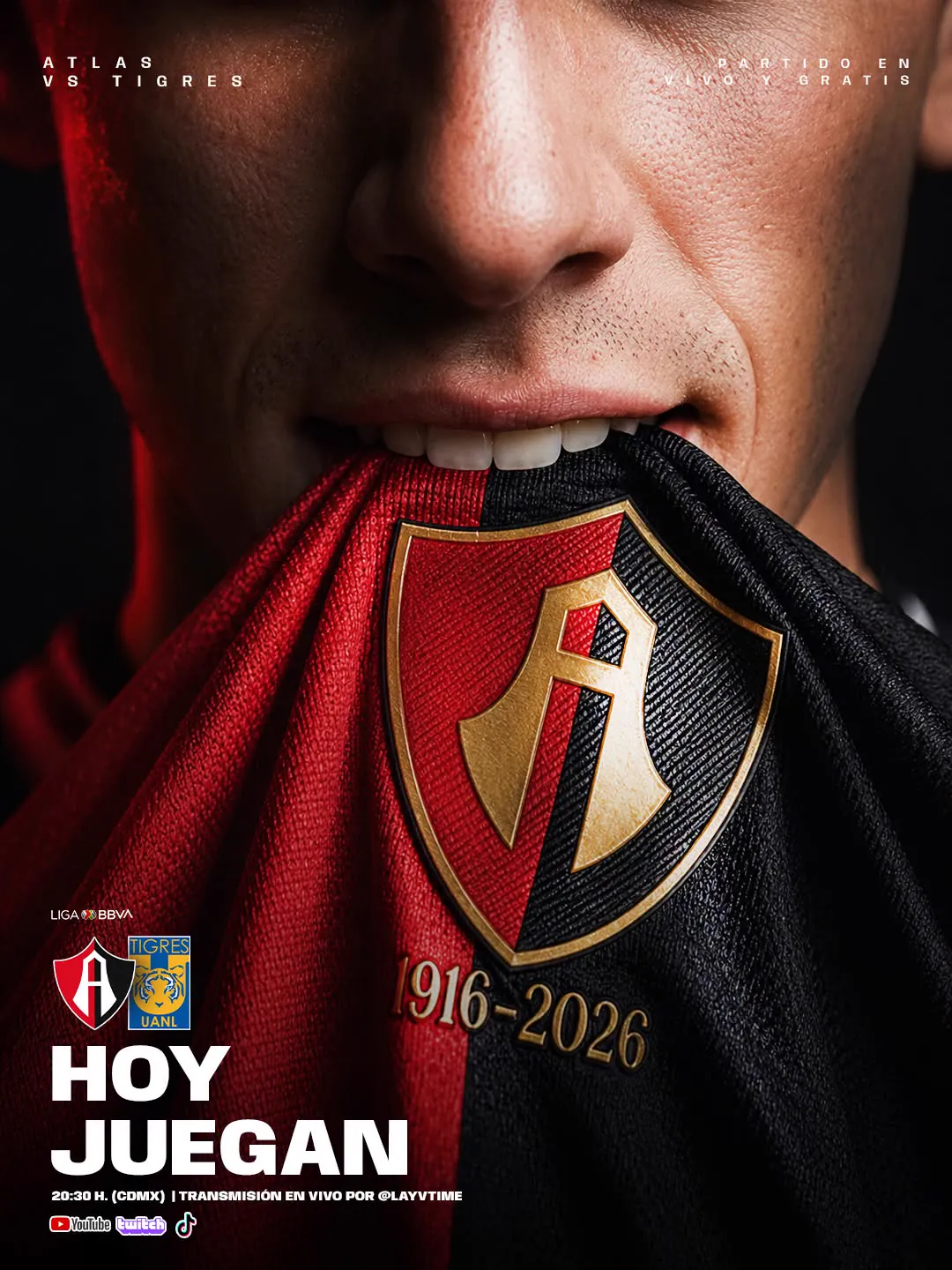 Matchday Hoy juegan Atlas vs Tigres para Layvtime
